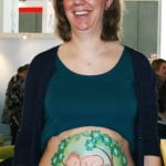 negenmaandenbeurs buik paint zwanger bellypaint schilderen