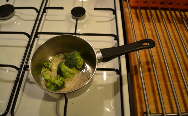 Broccoli ham rijst baby hapje voeding